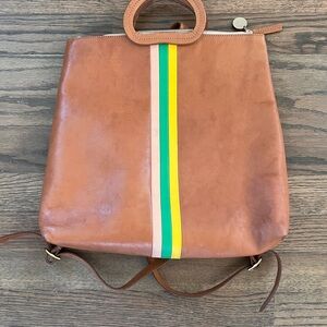 Clare V. Marcelle Leather Backpack